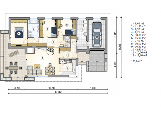 Māja  AT-3 by labamaja