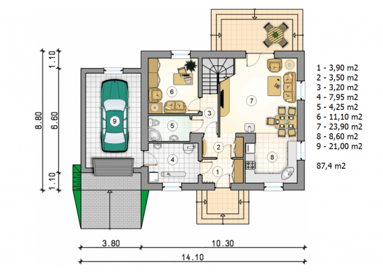 Māja  AT-105 by labamaja
