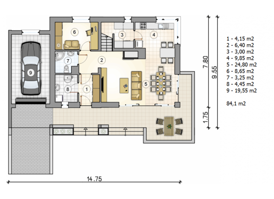 Māja  AT-6 by labamaja