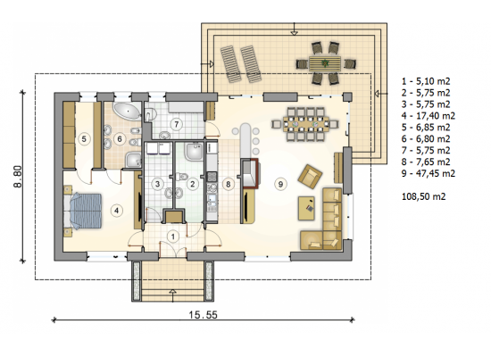 Māja  AT-74 by labamaja