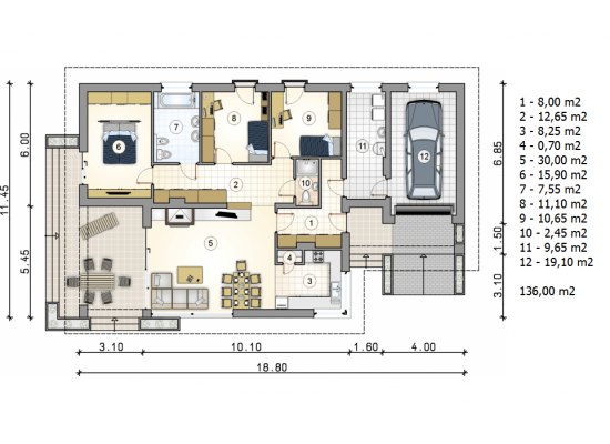 Māja  AT-76 by labamaja