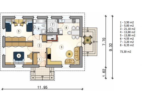 Māja  AT-80 by labamaja