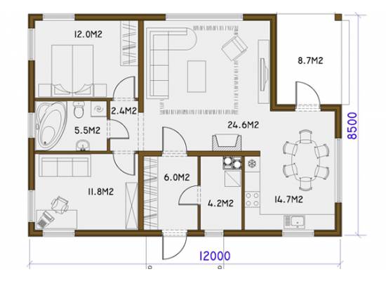 Māja M-5 by labamaja