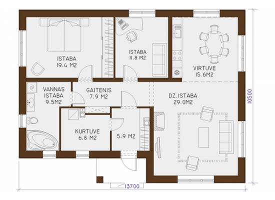 Māja V-1 by labamaja