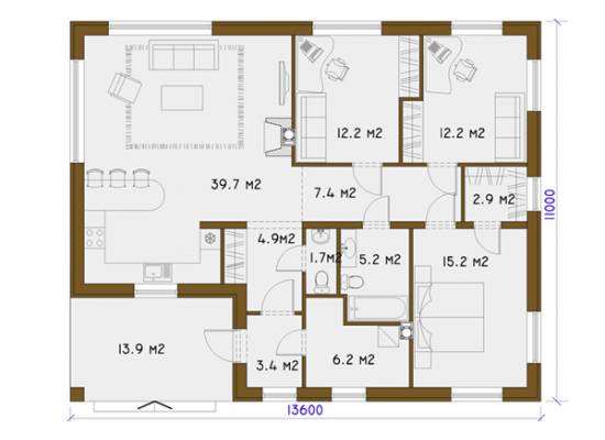 Māja V-4 by labamaja