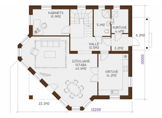 Māja V-12 by labamaja
