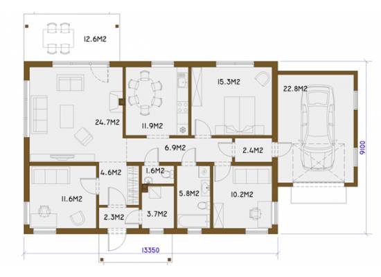 Māja V-20 by labamaja